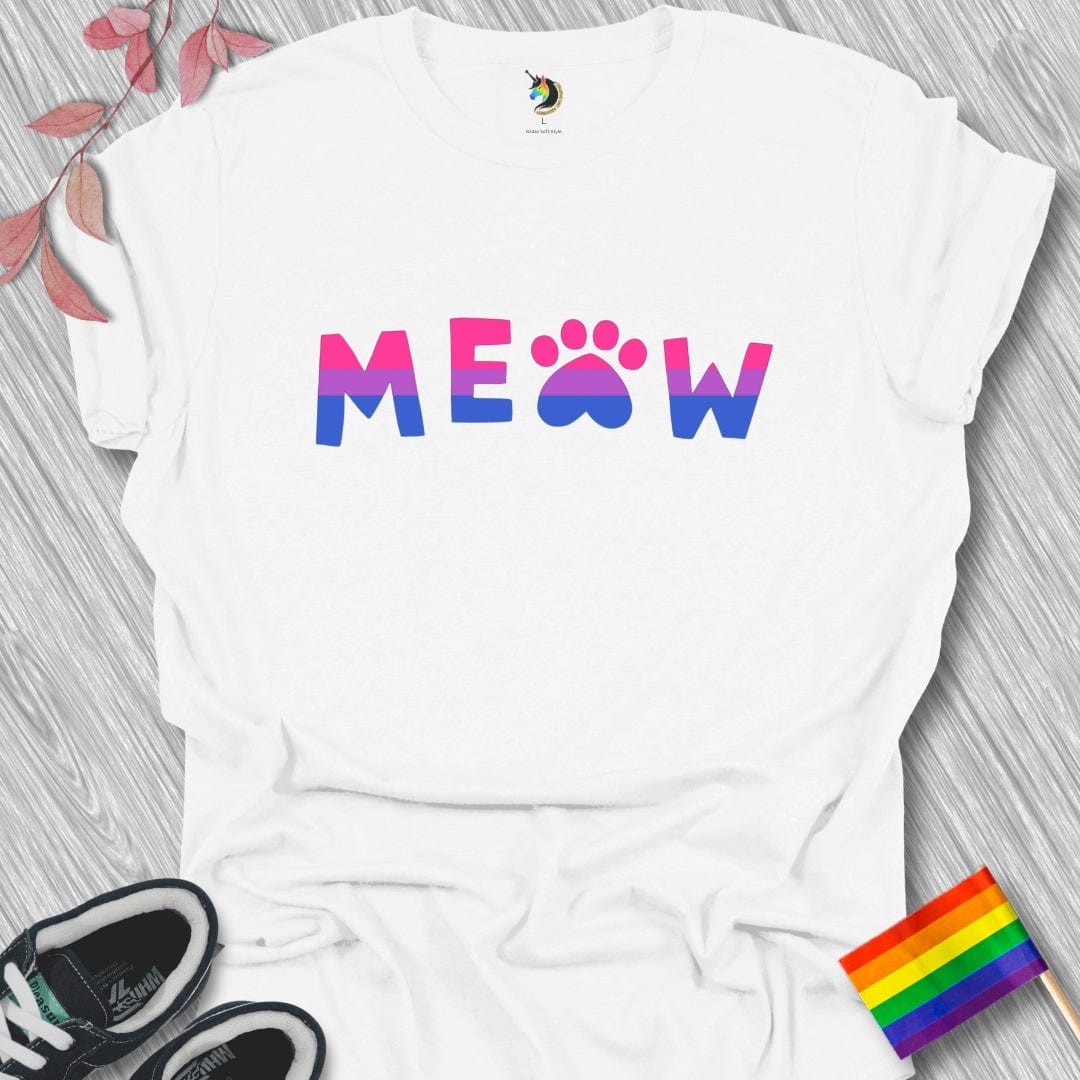 Bisexual Meow Paw Unisex T-Shirt